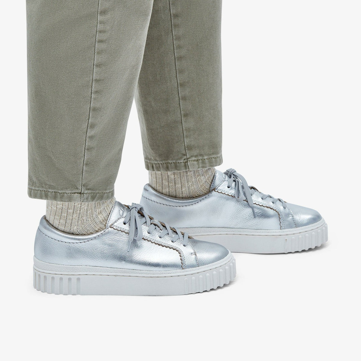 Mayhill Walk Silver Metallic - Clarks Women