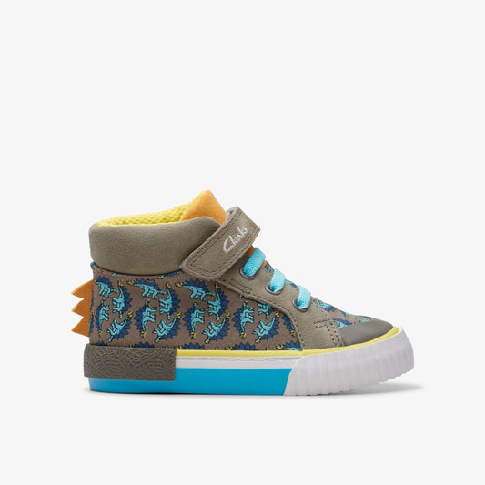 Foxing Roar Hi Toddler Sage Combination - Clarks Kids