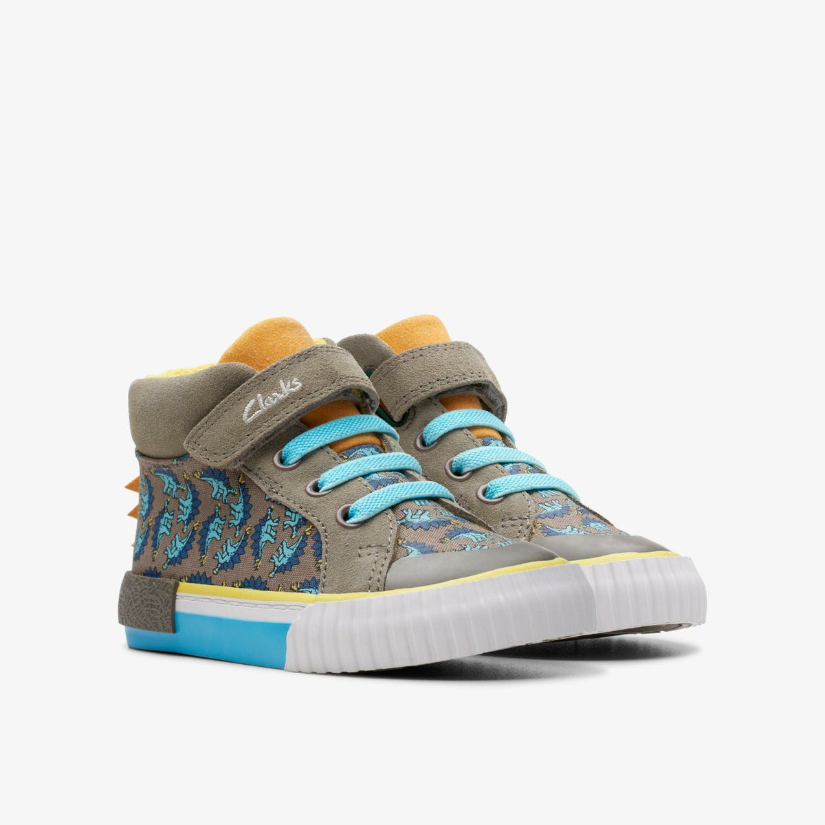 Foxing Roar Hi Toddler Sage Combination - Clarks Kids