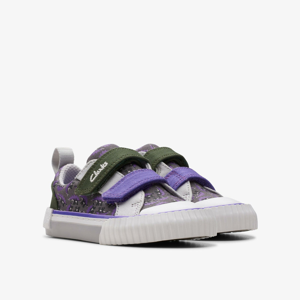 Foxing Steggy Toddler Grey Combination - Clarks Kids