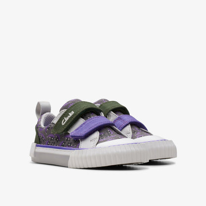 Foxing Steggy Toddler Grey Combination - Clarks Kids