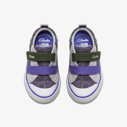 Foxing Steggy Toddler Grey Combination - Clarks Kids