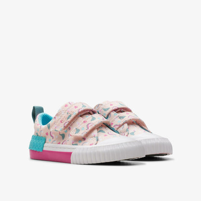Foxing Myth Toddler Pink Multicolour - Clarks Kids|Babies