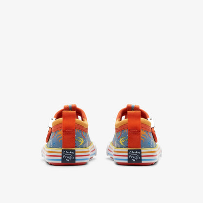 Foxing Fish Toddler Grey Print - Clarks Kids