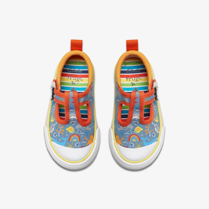 Foxing Fish Toddler Grey Print - Clarks Kids
