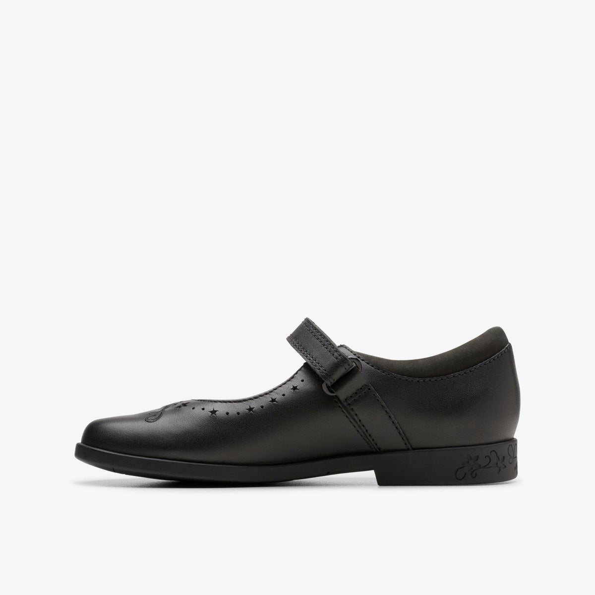 Lock Magic Kid Black Leather - Clarks Kids