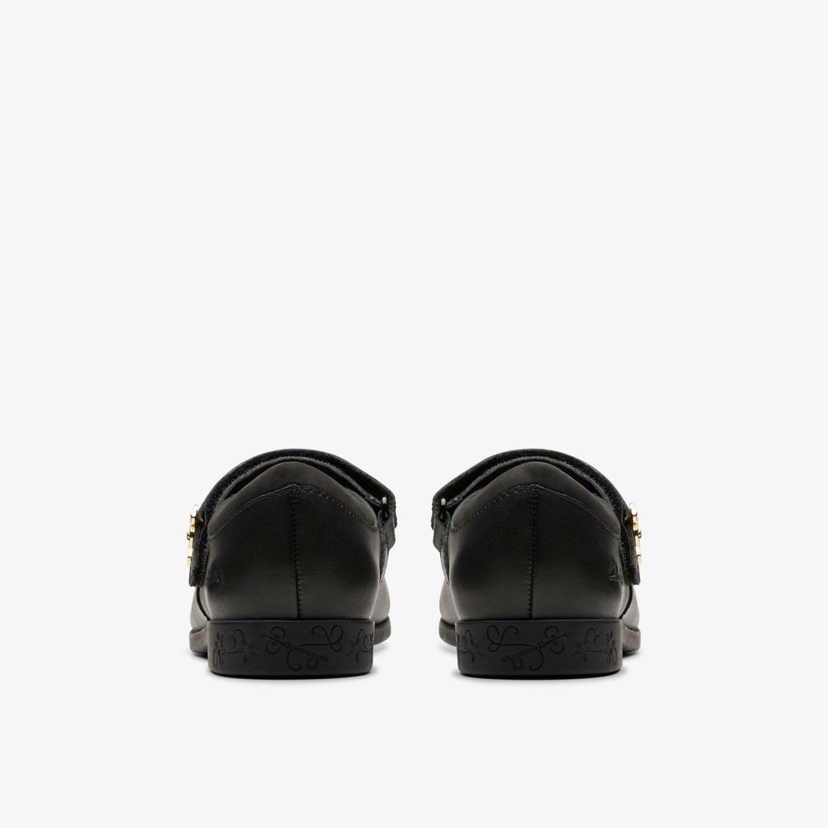 Lock Magic Kid Black Leather - Clarks Kids