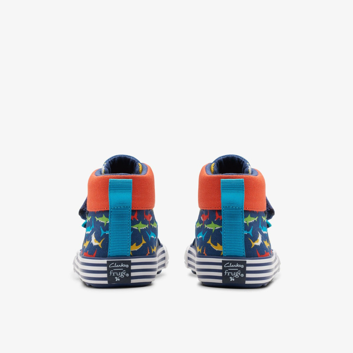 Foxing Save Hi Toddler Navy Print - Clarks Kids