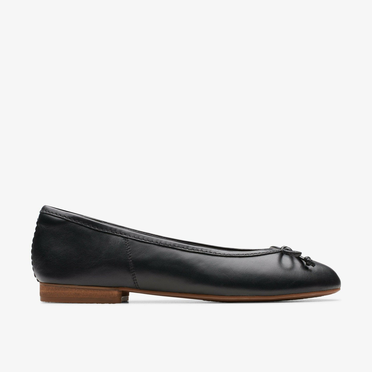 Fawna Lily Black Leather - Clarks Women