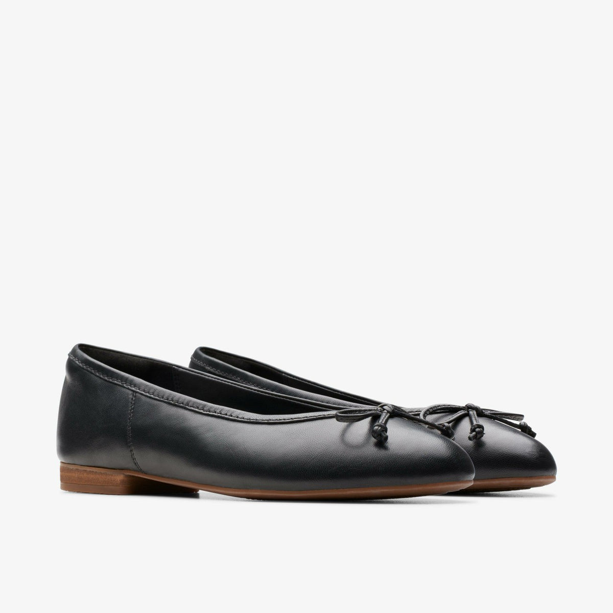 Fawna Lily Black Leather - Clarks Women