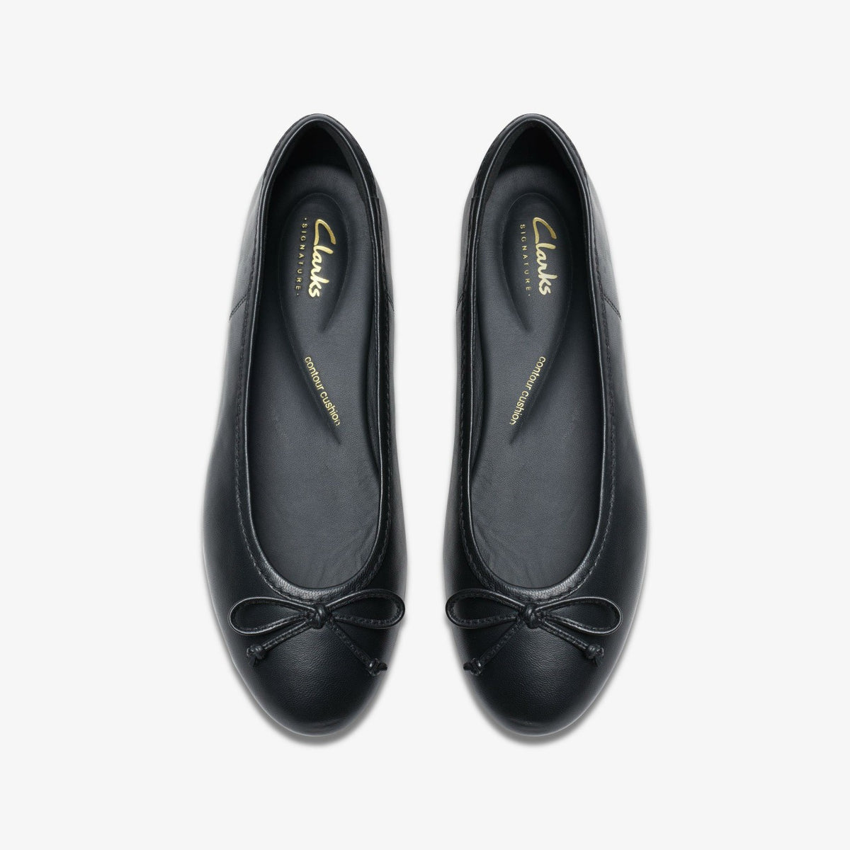 Fawna Lily Black Leather - Clarks Women