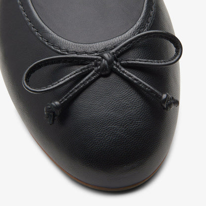 Fawna Lily Black Leather - Clarks Women