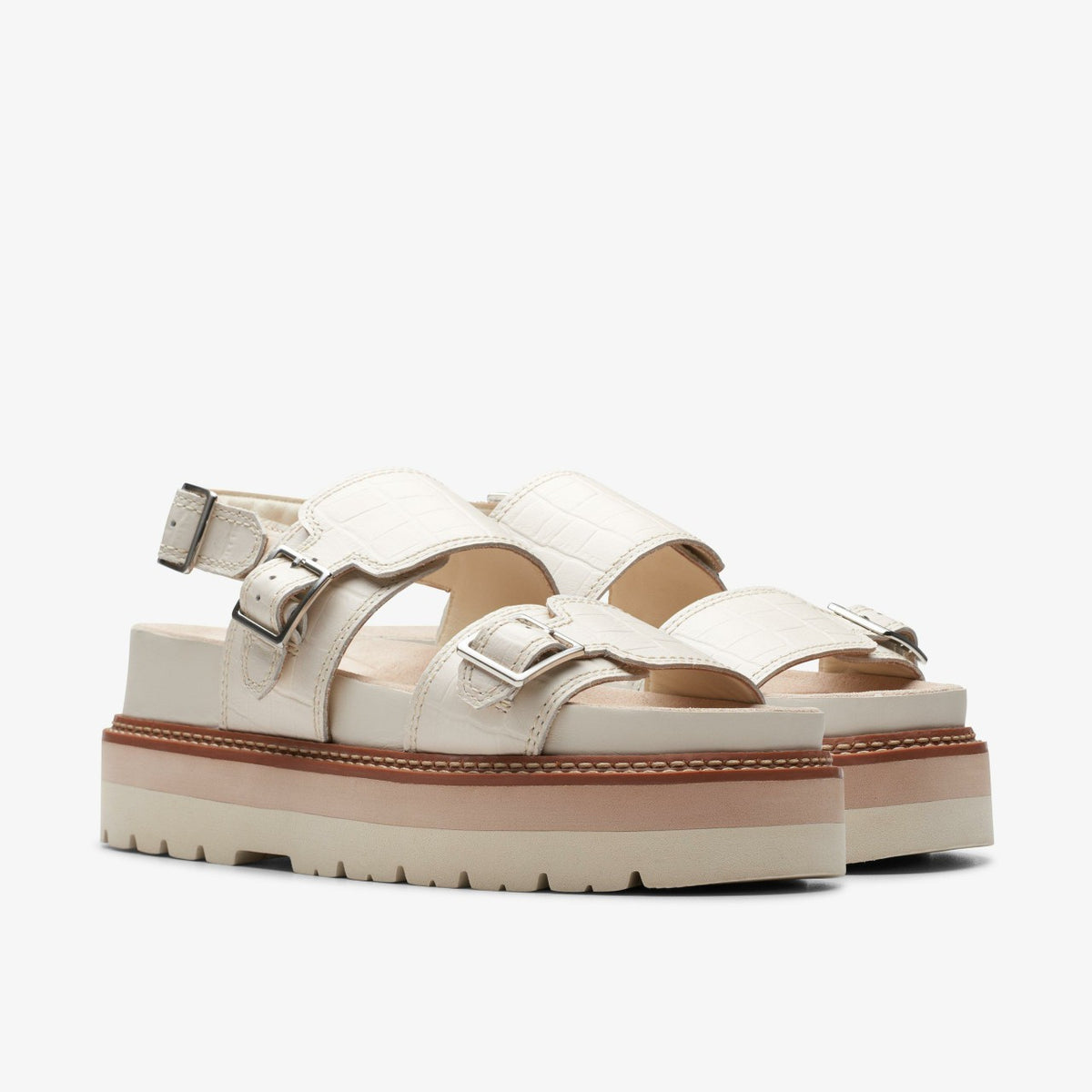 Orianna Glide Cream Interest - Clarks Women