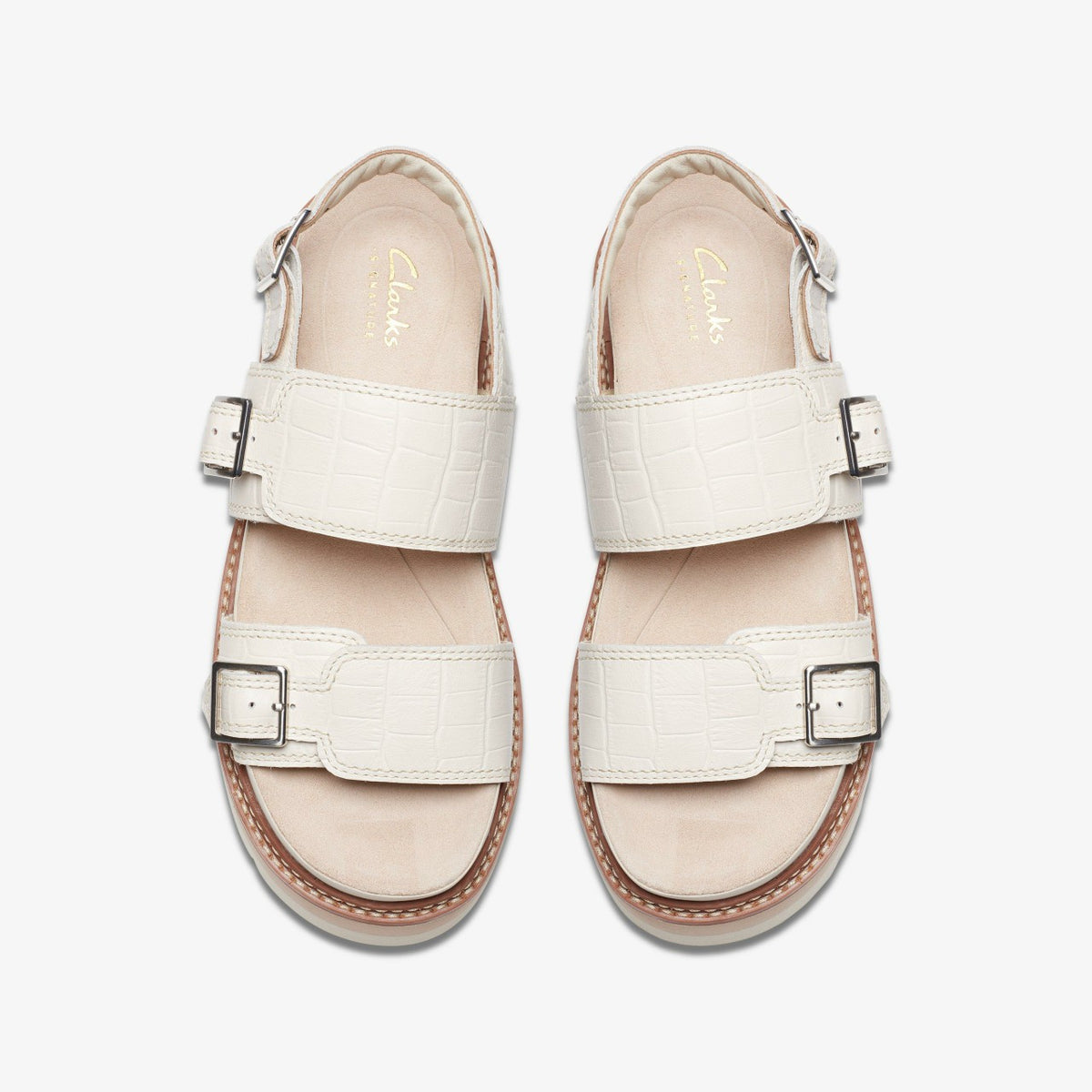 Orianna Glide Cream Interest - Clarks Women