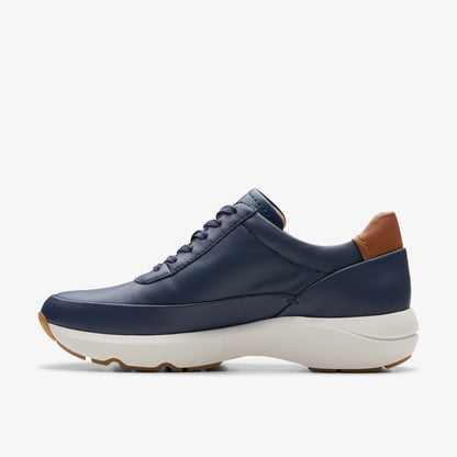 Tivoli Zip Navy Leather - Clarks Women