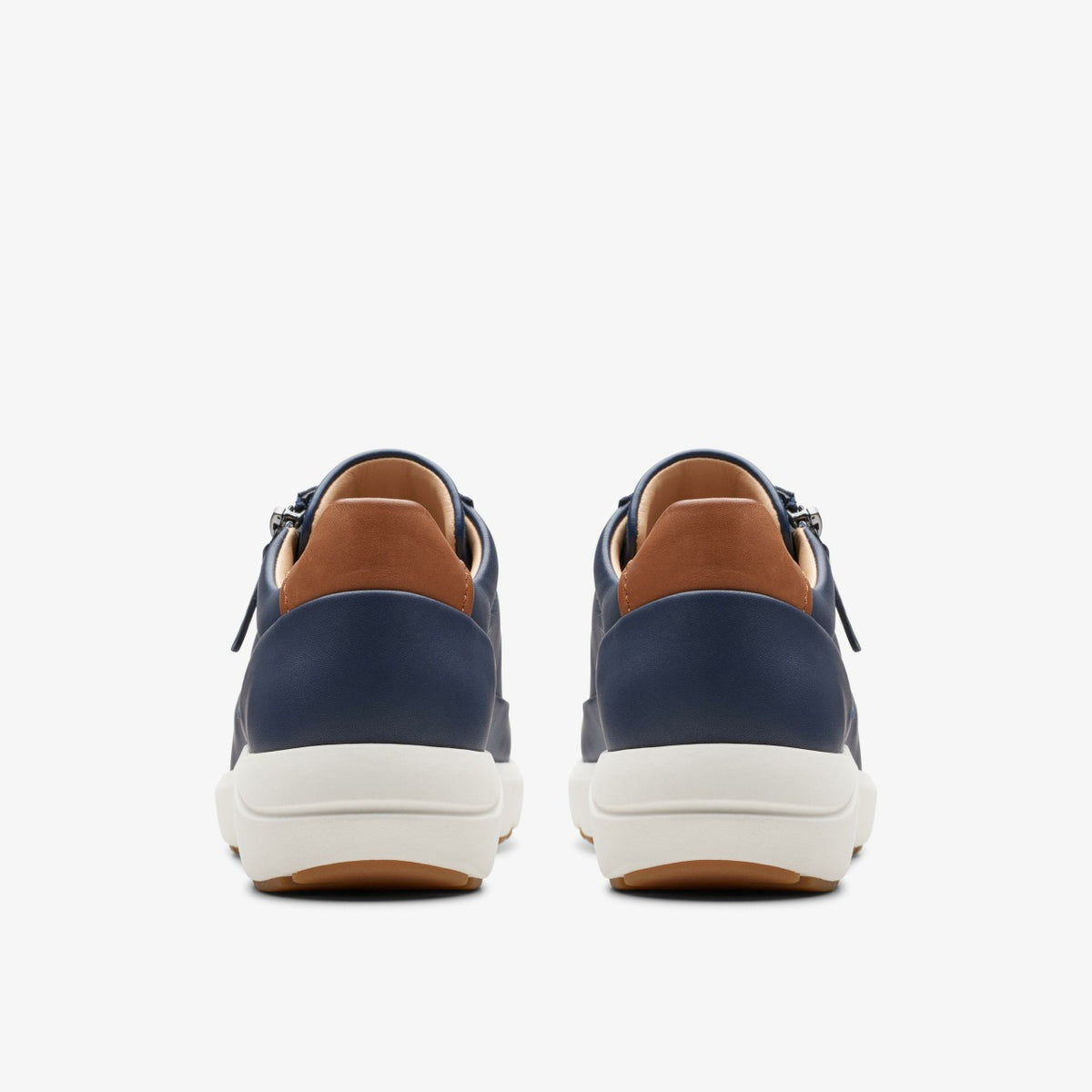 Tivoli Zip Navy Leather - Clarks Women