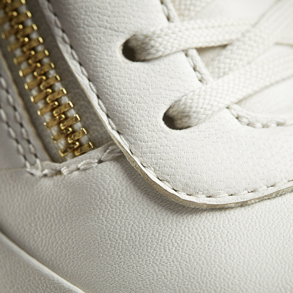 Tivoli Zip Off White Leather - Clarks Women