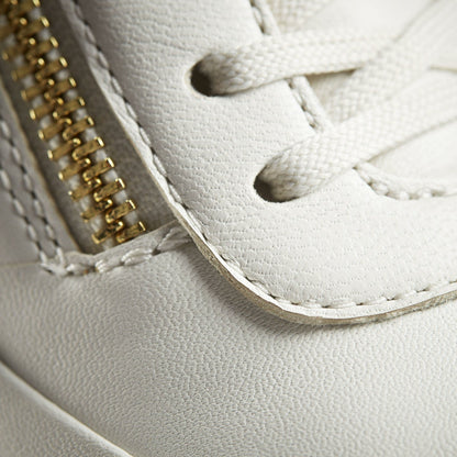 Tivoli Zip Off White Leather - Clarks Women