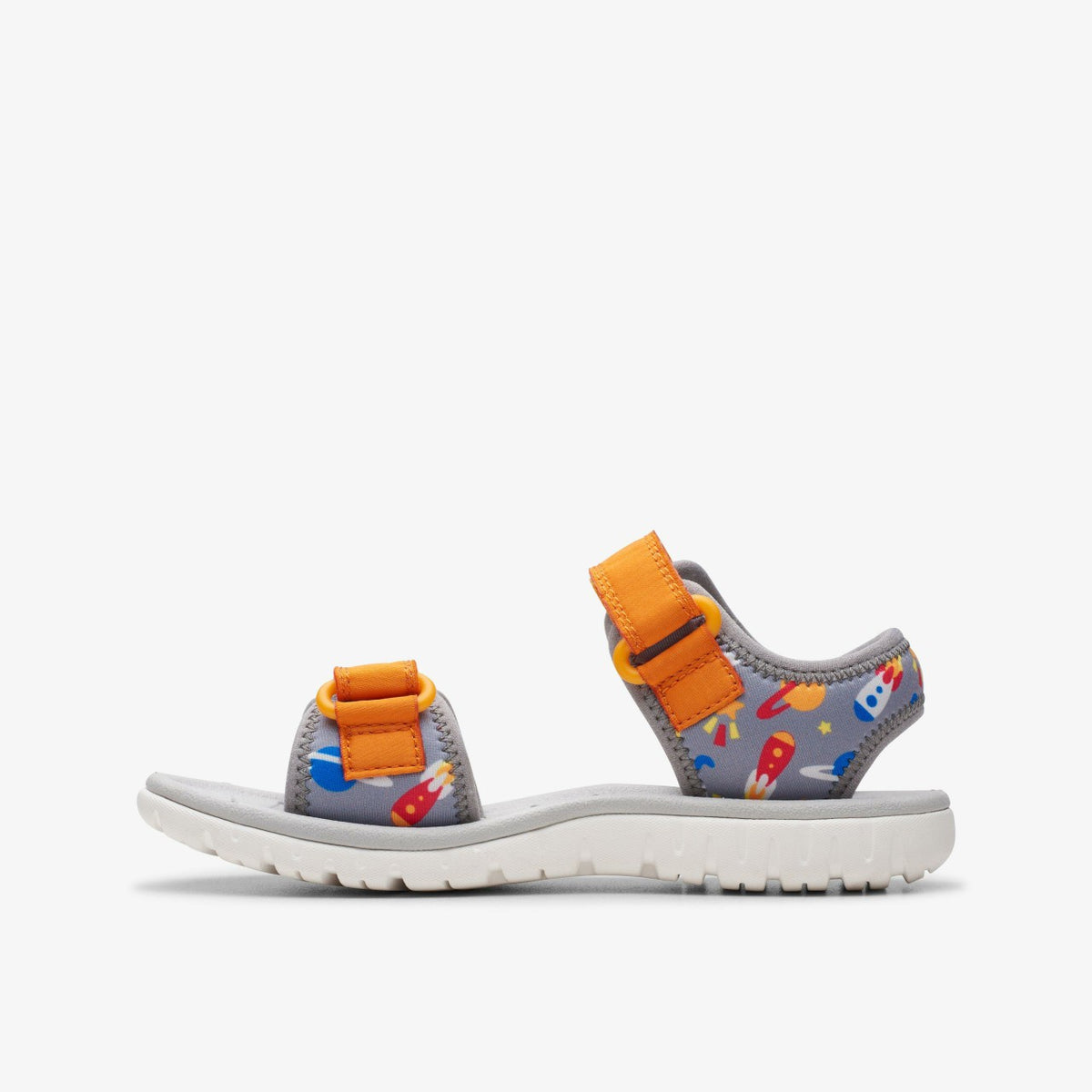 Surfing Tide Kid Grey/Orange - Clarks Kids