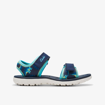 Surfing Tide Kid Navy - Clarks Kids