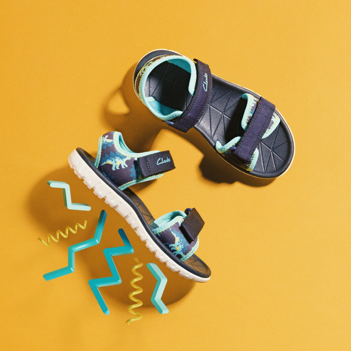 Surfing Tide Kid Navy - Clarks Kids