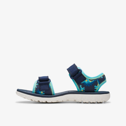 Surfing Tide Kid Navy - Clarks Kids
