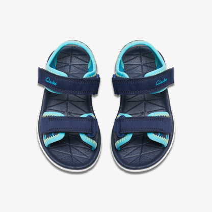 Surfing Tide Toddler Navy - Clarks Kids