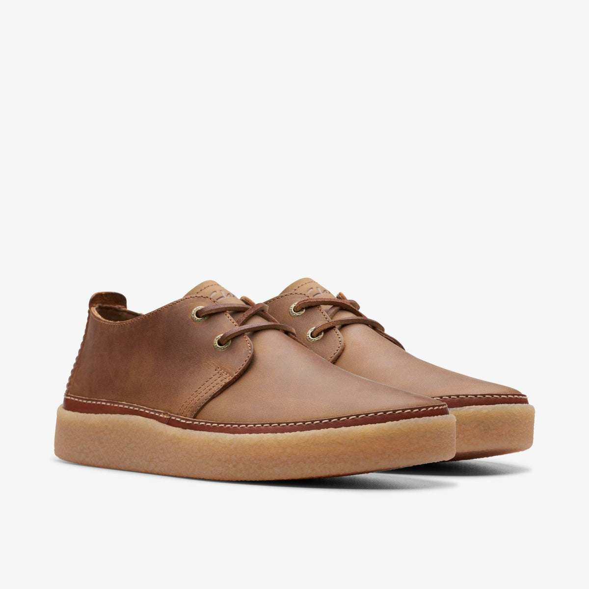 Clarkwood Low Beeswax Leather - Clarks Men