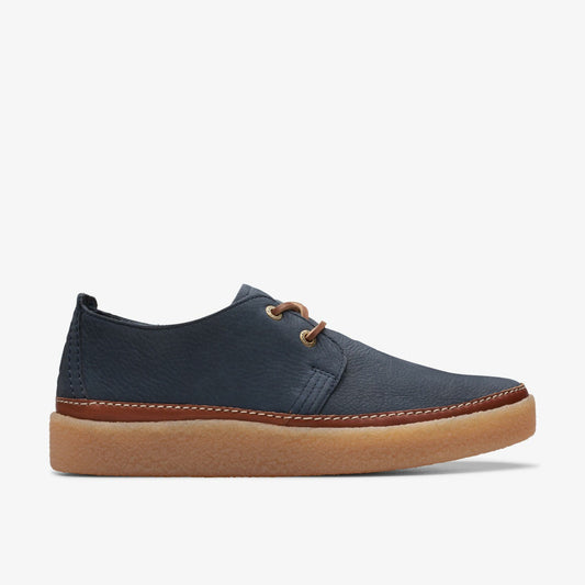 Clarkwood Low Navy Nubuck - Clarks Men
