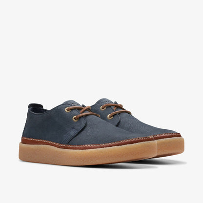 Clarkwood Low Navy Nubuck - Clarks Men