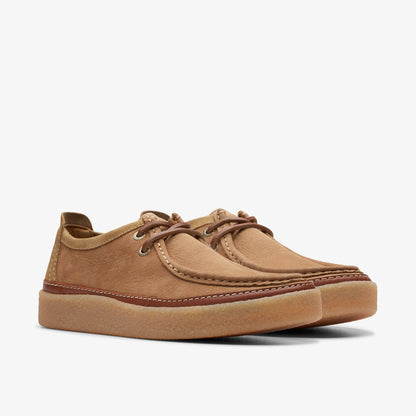 Clarkwood Moc Dark Sand - Clarks Men