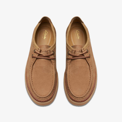Clarkwood Moc Dark Sand - Clarks Men