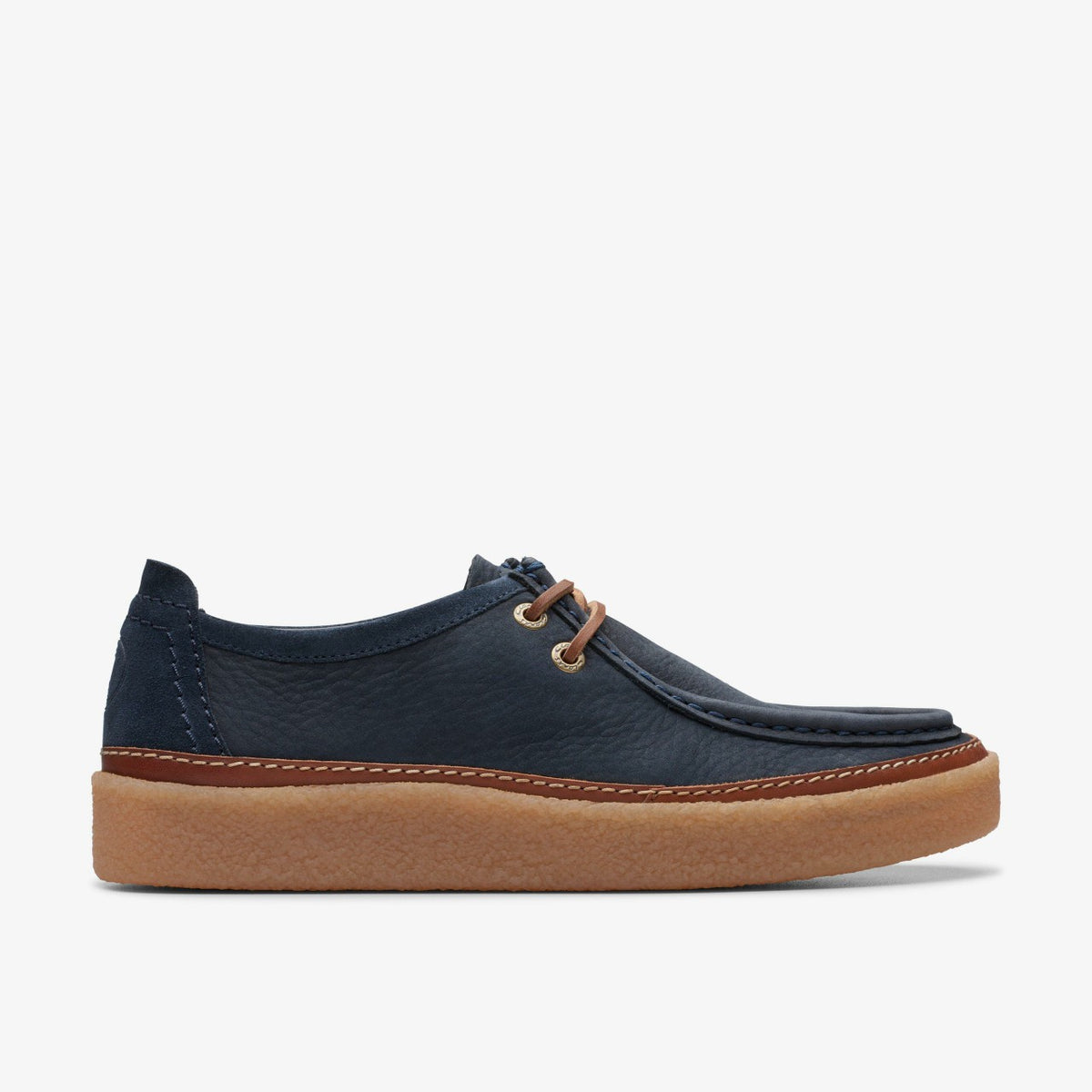 Clarkwood Moc Navy Nubuck - Clarks Men
