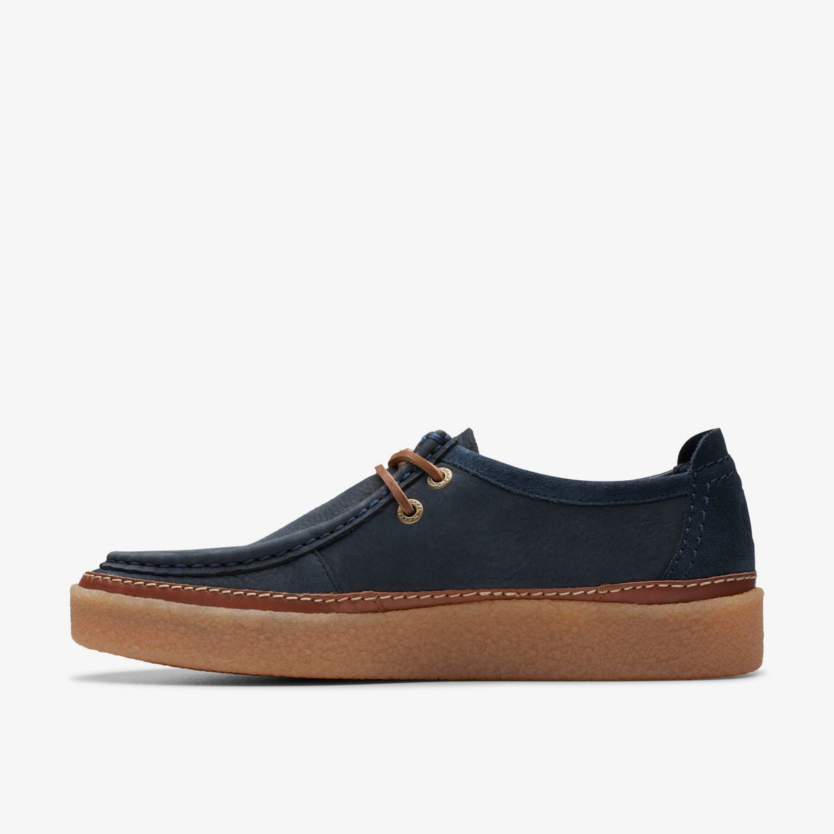 Clarkwood Moc Navy Nubuck - Clarks Men