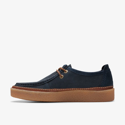 Clarkwood Moc Navy Nubuck - Clarks Men