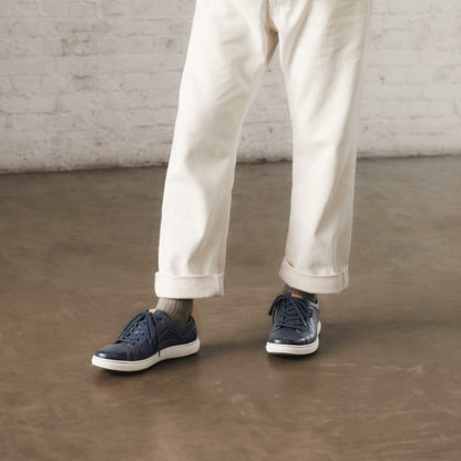 Mapstone Lace Navy Leather - Clarks Men