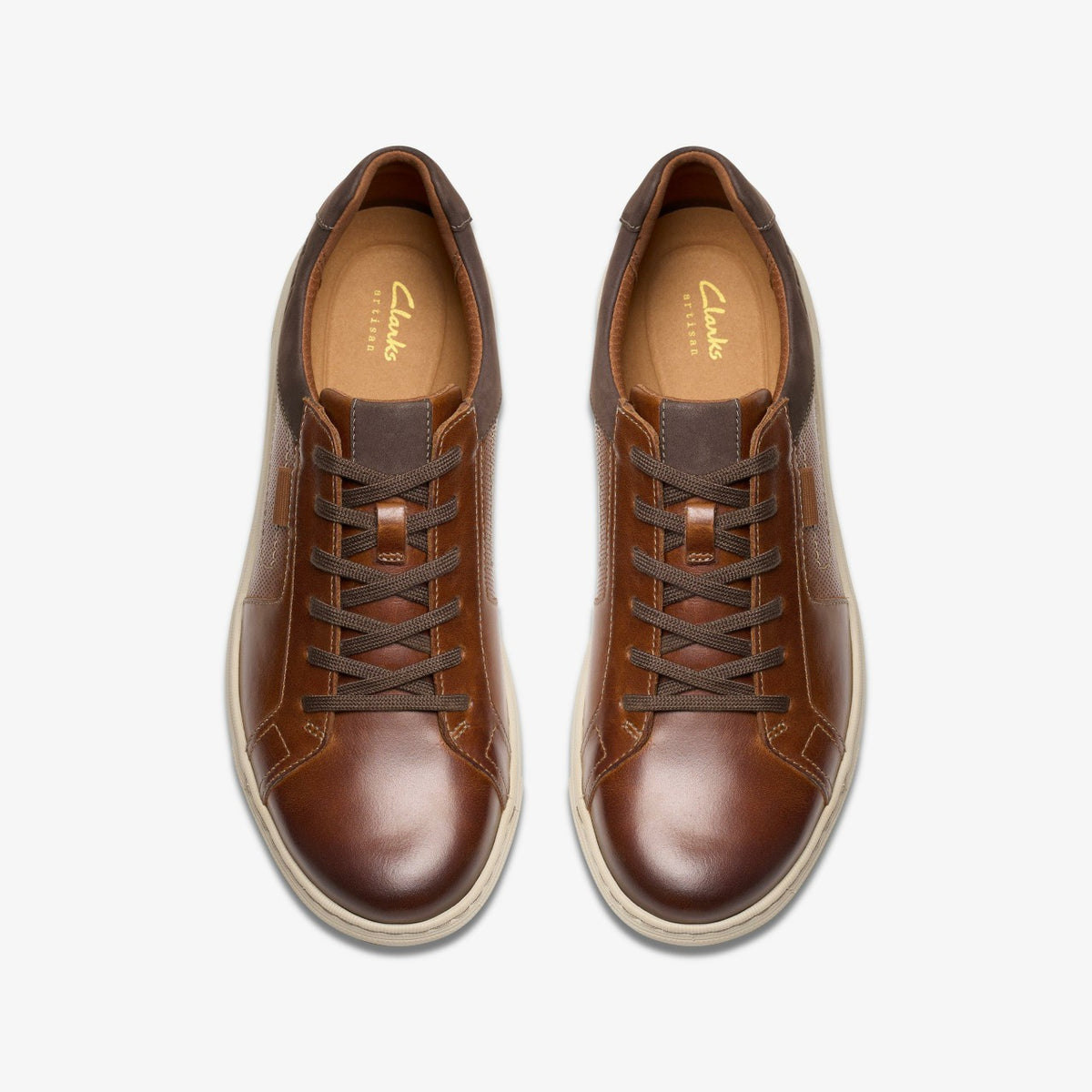 Mapstone Lace Tan Leather - Clarks Men