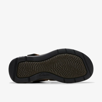 Saltway Cove Dark Brown Leather - Clarks Men