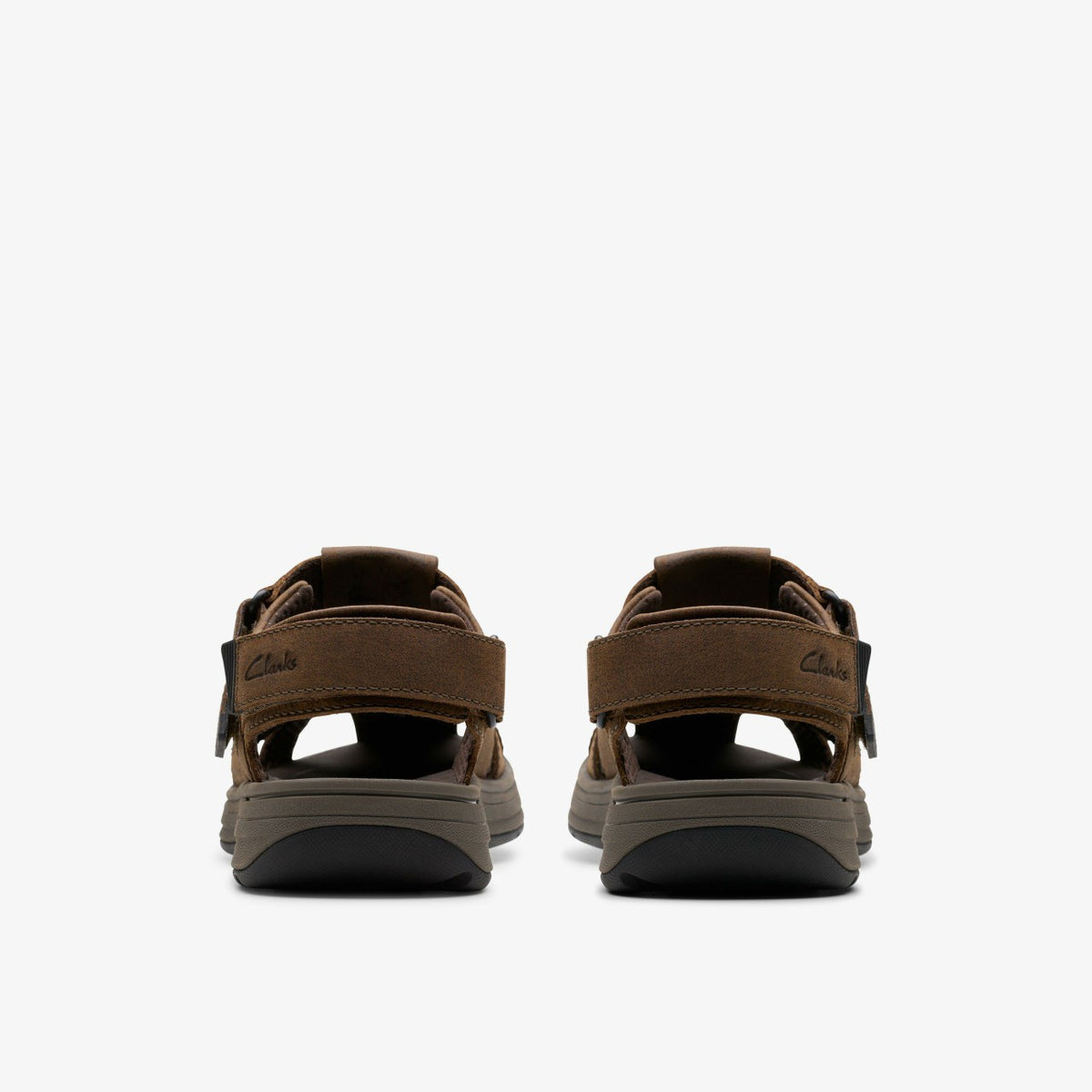 Saltway Cove Dark Brown Leather - Clarks Men