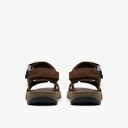 Saltway Trail Dark Brown Leather - Clarks Men