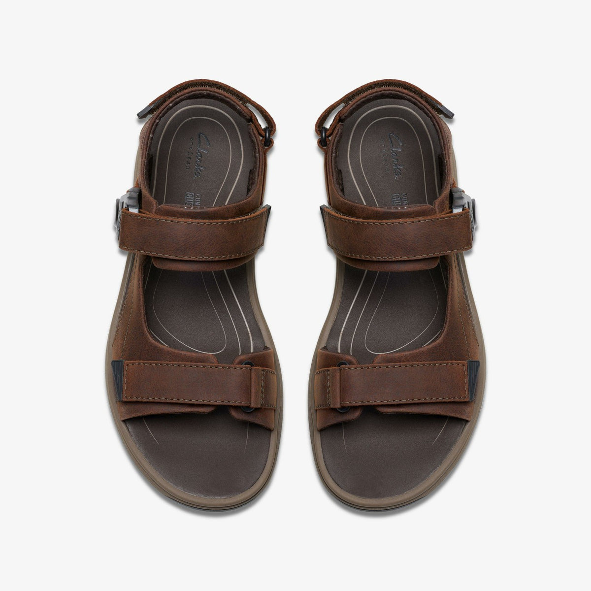 Saltway Trail Dark Brown Leather - Clarks Men