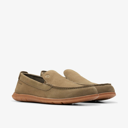 Flexway Step Olive Suede - Clarks Men