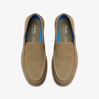 Flexway Step Olive Suede - Clarks Men