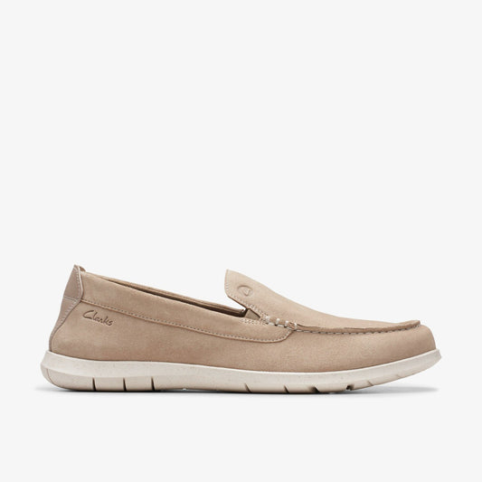 Flexway Step Loafer Sand Suede - Clarks Men