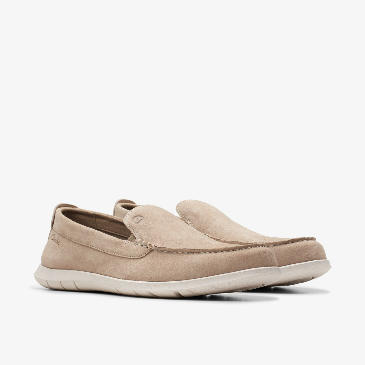 Flexway Step Loafer Sand Suede - Clarks Men