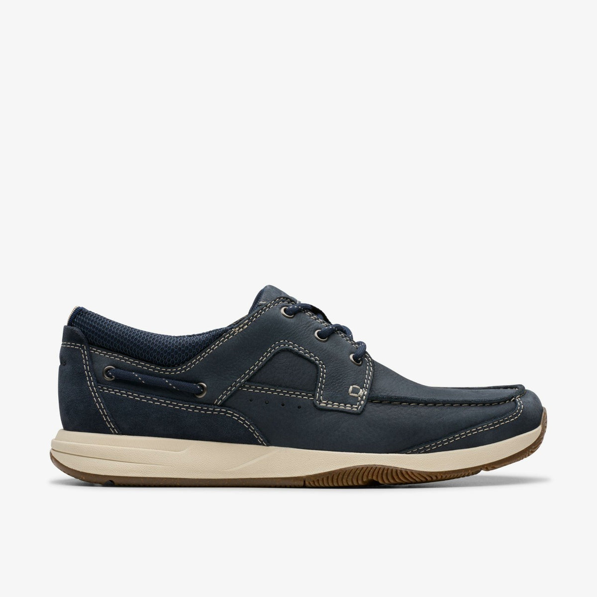 Sailview Lace Navy Nubuck - Clarks Men