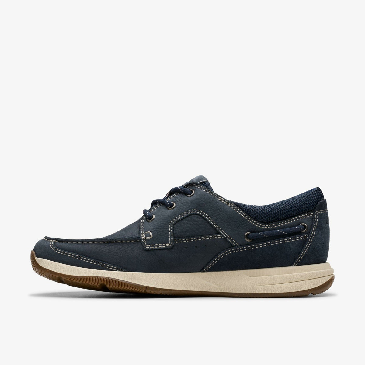Sailview Lace Navy Nubuck - Clarks Men