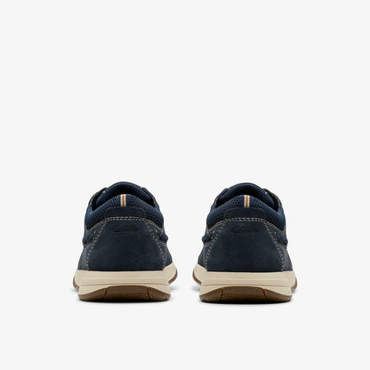 Sailview Lace Navy Nubuck - Clarks Men