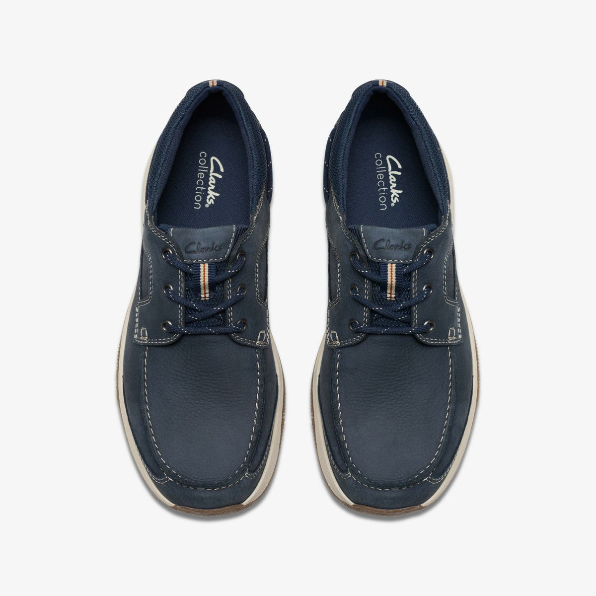 Sailview Lace Navy Nubuck - Clarks Men