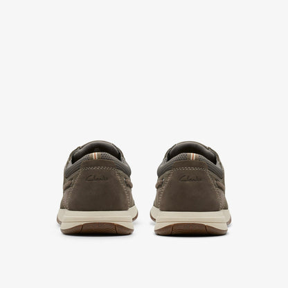 Sailview Lace Taupe Nubuck - Clarks Men